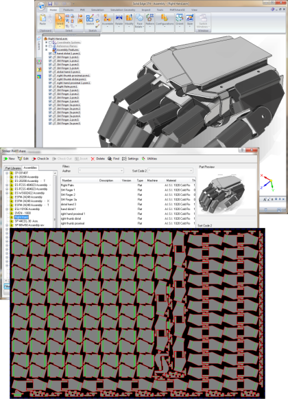 sheet metal fabrication library software